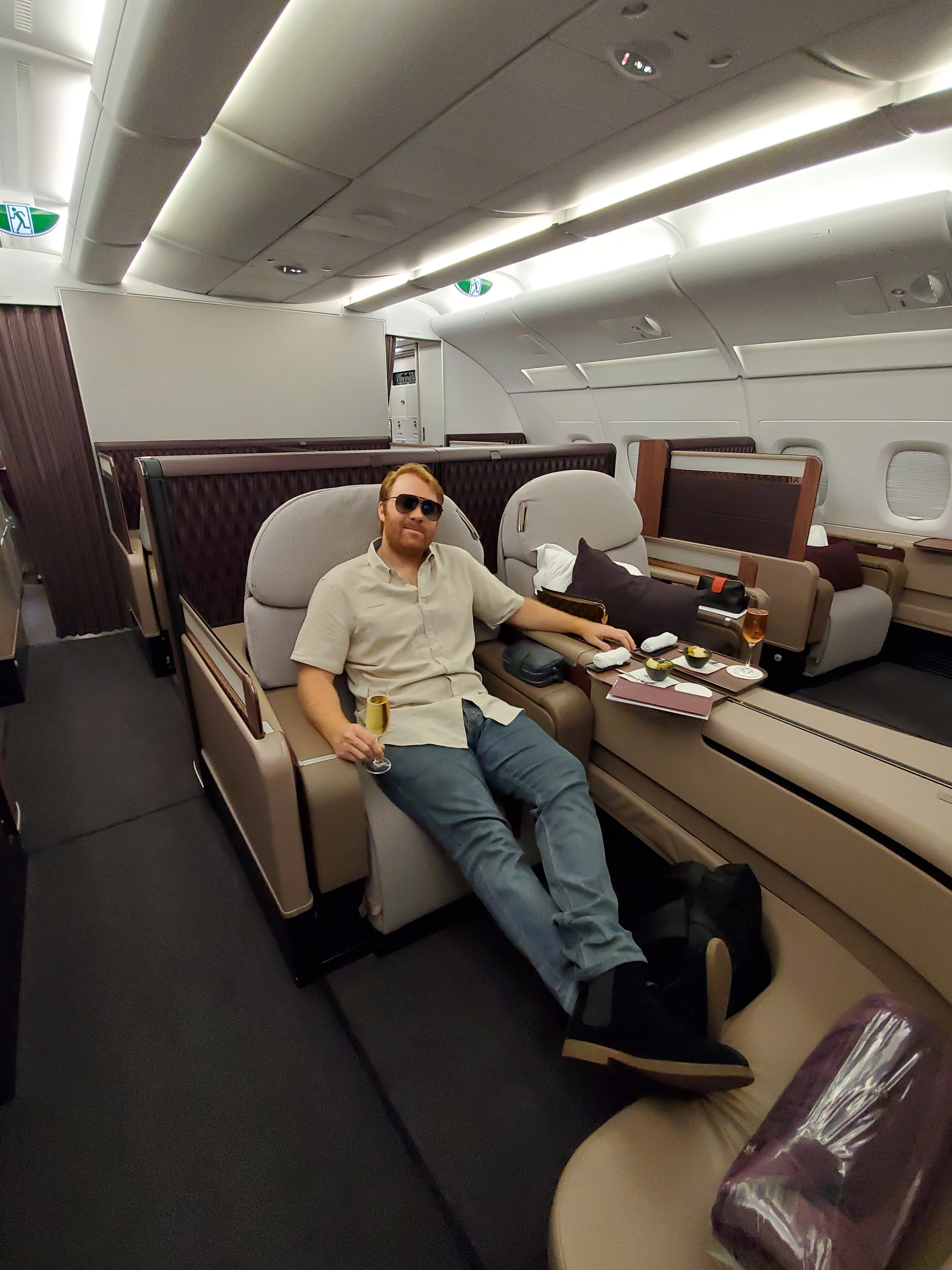 Fra Doh Frankfurt To Doha A380 Qatar Airways First Class Eyes On 1918