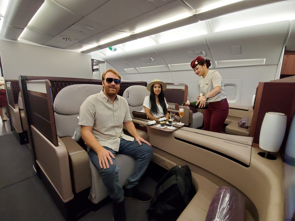 FRA – DOH (Frankfurt to Doha) A380 Qatar Airways First Class | EYES ON ...